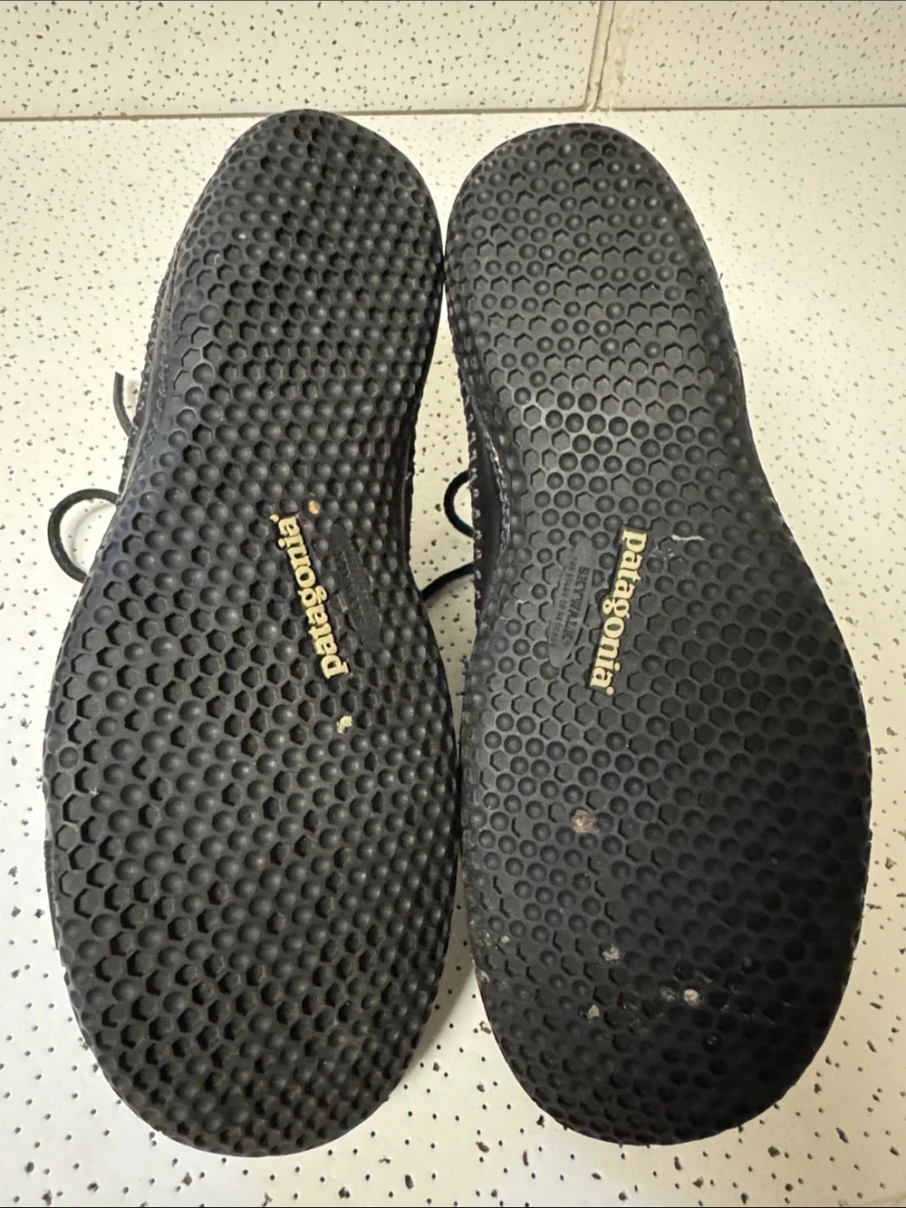 Patagonia Skywalk Men's Black Leather Lace-Up Casual Shoes